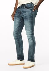 Jean ajusté pour homme Max, Indigo - BM22590
