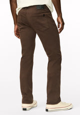 Six Men's Straight Freedom Flex Pants, Chocolate Martini - BM22939