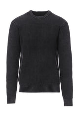 Buffalo David Bitton Washy Black Men’s Sweater - BM24184  