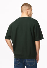 Kafael henley texturé à manches longues pour homme, Mer foncée - BM24940