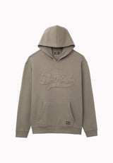 Farro Men's Brushed Fleece Graphic Hoodie, Dark Gull Gray - BM24950