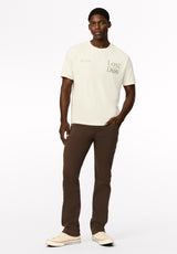 Talbert t-shirt à motif « Lost in the Dust » pour homme, Lait - BM24969