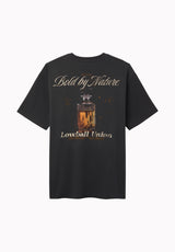 Trevano t-shirt à motif vintage au dos pour homme, Noir - BM24978