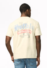 Taverno t-shirt à motif Buffalo Football Club pour homme, Lait - BM24984