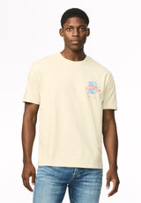 Taverno t-shirt à motif Buffalo Football Club pour homme, Lait - BM24984