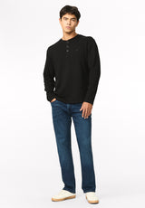 Six Men's Straight Jeans, Indigo Wash - BM26280