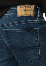 Six Men's Straight Jeans, Indigo Wash - BM26280