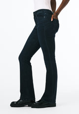 Mid Rise Bootcut Queen Women's Jeans in Dark Blue - BL15832