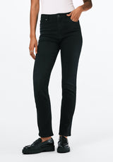 High Rise Straight Jayden Women's Jeans in Faded Black - BL15834