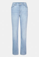 High Rise Straight Jayden Women's Jeans in Light & Soft Blue - BL15837