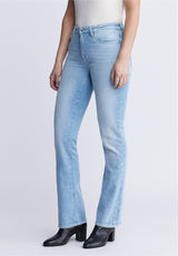 Jean taille mi-haute et coupe bootcut pour femme Mid Rise Bootcut Queen, vintage et veiné - BL15872