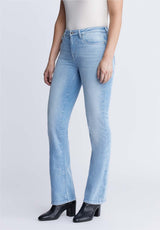 Queen Women's Mid Rise Bootcut Jeans, Vintage and Veined - BL15872