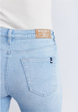 Buffalo David BittonMid Rise Bootcut Queen Women's Jeans in Vintage and Veined - BL15872 Color INDIGO