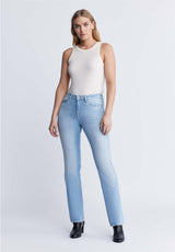 Queen Women's Mid Rise Bootcut Jeans, Vintage and Veined - BL15872