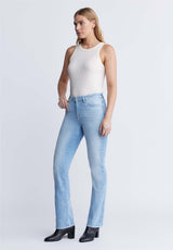 Queen Women's Mid Rise Bootcut Jeans, Vintage and Veined - BL15872