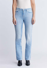 Queen Women's Mid Rise Bootcut Jeans, Vintage and Veined - BL15872