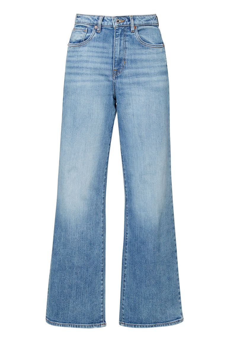 High Rise Wide Leg Addie Vintage Feel Women's Jeans - BL15901