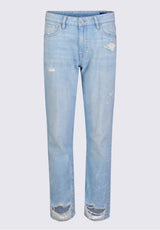 Buffalo David BittonRelaxed Boyfriend Madison Women's Jeans in Distressed Vintage - BL15924 Color INDIGO