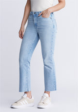 Buffalo David BittonKim Kick Crop Women's Jeans in Vintage Blue - BL15973 Color INDIGO