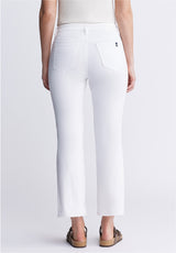 Buffalo David BittonKim Kick Crop Women's Jeans in White - BL15974 Color PURE WHITE