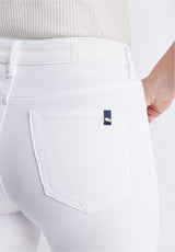 Buffalo David BittonKim Kick Crop Women's Jeans in White - BL15974 Color PURE WHITE