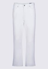 Buffalo David BittonKim Kick Crop Women's Jeans in White - BL15974 Color PURE WHITE