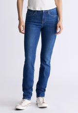 Buffalo David Bitton Mid Rise Slim Carrie Women's Jeans, Contrasting Indigo - BL15999 Color INDIGO