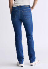 Buffalo David Bitton Mid Rise Slim Carrie Women's Jeans, Contrasting Indigo - BL15999 Color INDIGO