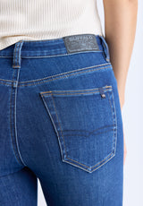 Buffalo David Bitton Mid Rise Slim Carrie Women's Jeans, Contrasting Indigo - BL15999 Color INDIGO