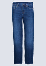 Mid Rise Slim Carrie Women's Jeans, Contrasting Indigo - BL15999
