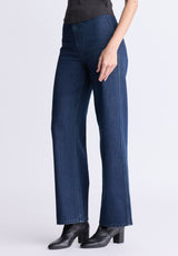 Buffalo David Bitton High Rise Wide Leg Adele Women's Jeans color INDIGO