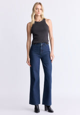 Buffalo David Bitton High Rise Wide Leg Adele Women's Jeans color INDIGO
