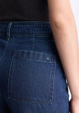 Buffalo David Bitton High Rise Wide Leg Adele Women's Jeans color INDIGO