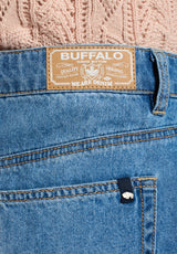 Buffalo David Bitton Mid Waist Maxi Skirt Sylvie color INDIGO