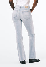 Jean bootcut taille mi-haute Queen pour femme, Bleu vintage - BL16045