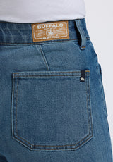 Buffalo David Bitton High Rise Wide Leg Addie Women's Jeans color INDIGO