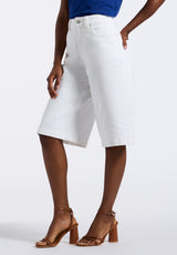 Buffalo David Bitton Jackie Women's Jorts color PURE WHITE