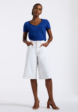 Buffalo David Bitton Jackie Women's Jorts color PURE WHITE