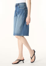 Jackie Women's Jorts, Authentic Indigo - BL16075