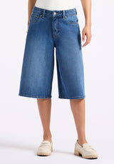 Buffalo David Bitton Jackie Women's Jorts color INDIGO
