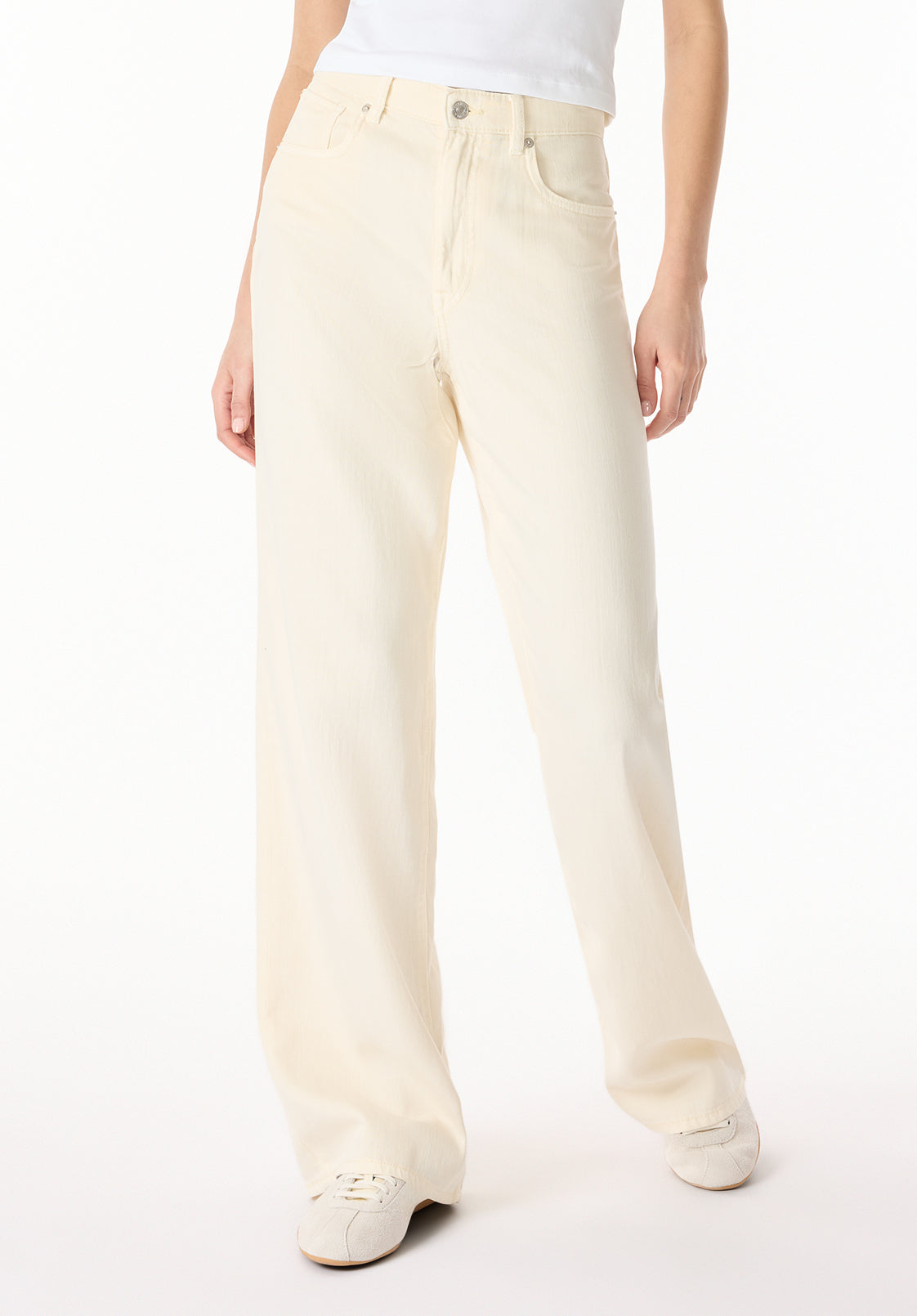 パンツ Interstate Denim Wide Pants Ice wash 30 High Rise Wide Leg Addie Women's Pants, Vanilla Ice – Buffalo Jeans CA