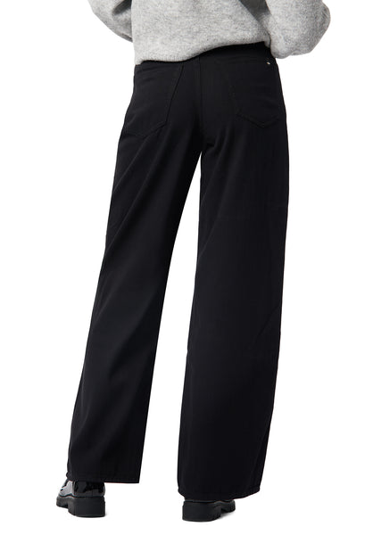 High Rise Wide Leg Alecia Women's Pants color BLACK