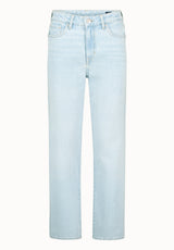 Mariah Women’s Mid Rise Straight Jeans, Light Vintage Wash - BL16206