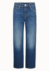 Mariah Women’s Mid Rise Straight Jeans, Authentic Wash - BL16208