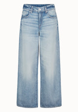 Amelia Women’s Mid Rise Wide Leg Jeans, Vintage Sanded - BL16212