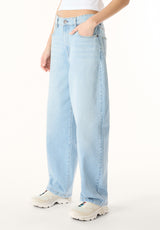 Bella Women’s Baggy Fit Jeans, Vintage Wash - BL16216