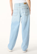 Bella Women’s Baggy Fit Jeans, Vintage Wash - BL16216