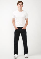 Straight Six Men's Twill Pants in Authentic Black - BM16083