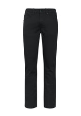 Pantalon droit en twill pour homme Straight Six, noir - BM16083