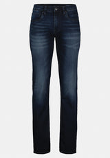 Straight Six Men's Jeans in Authentic and Deep Indigo - BM20457